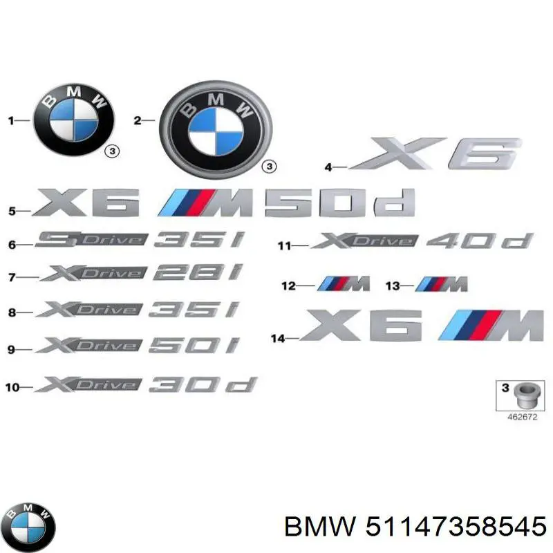 51147358545 BMW 