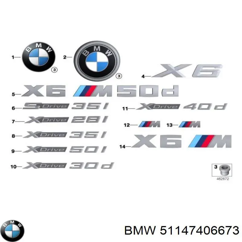 51147406673 BMW 