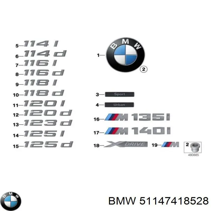  51147418528 BMW