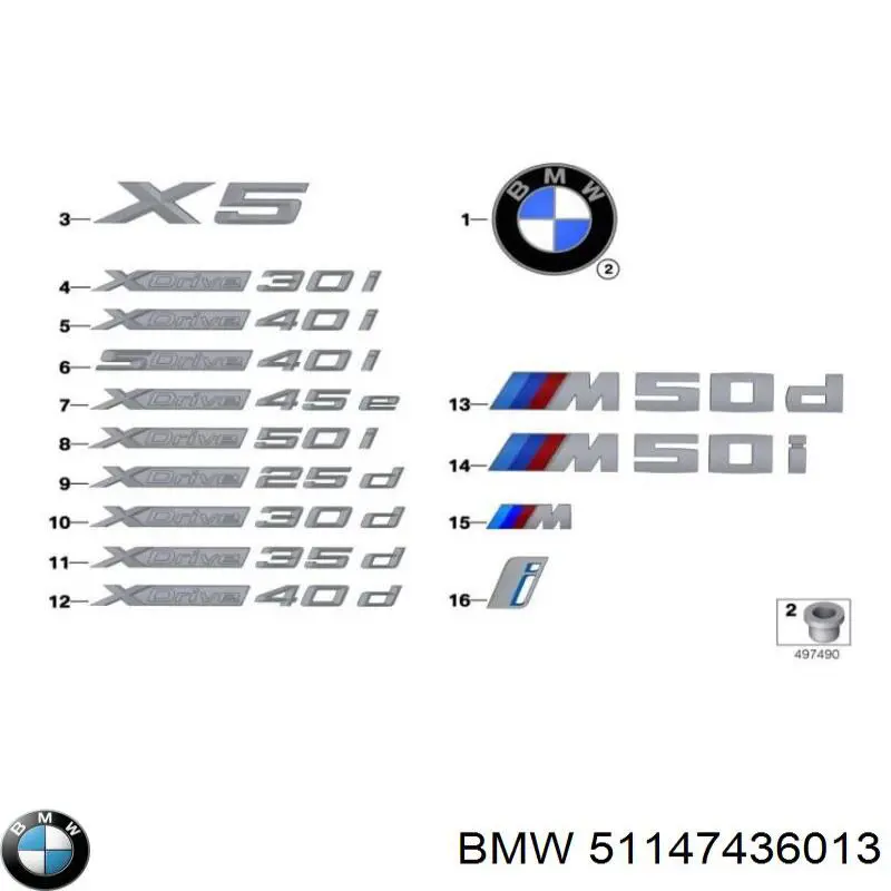 51147436013 BMW 