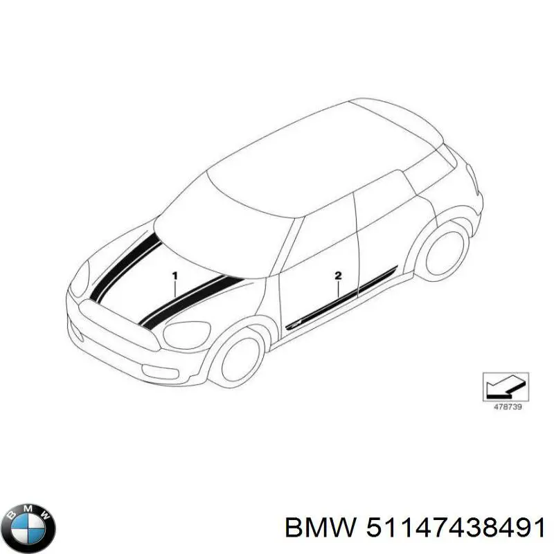  51147438491 BMW