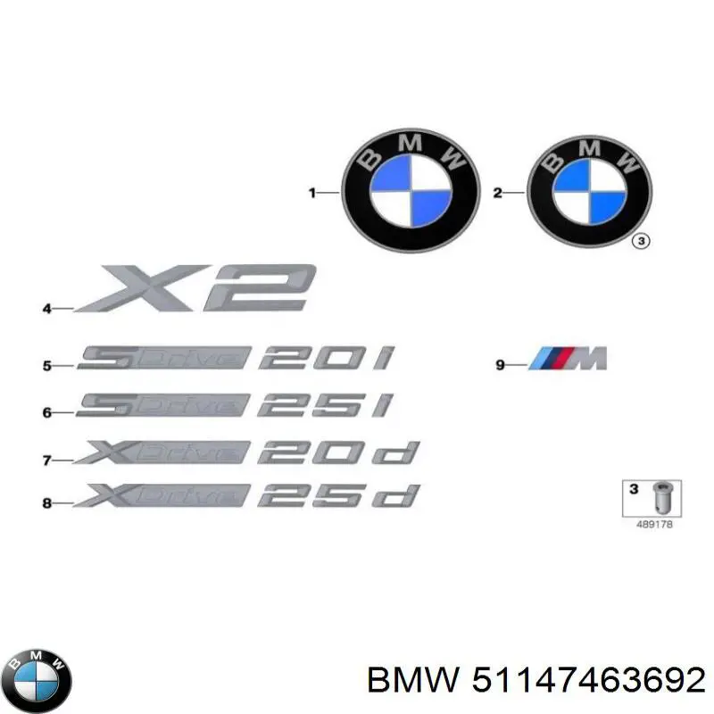  51147463692 BMW