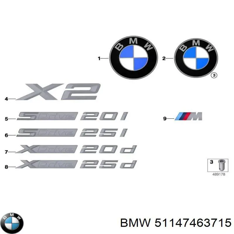  51147463715 BMW