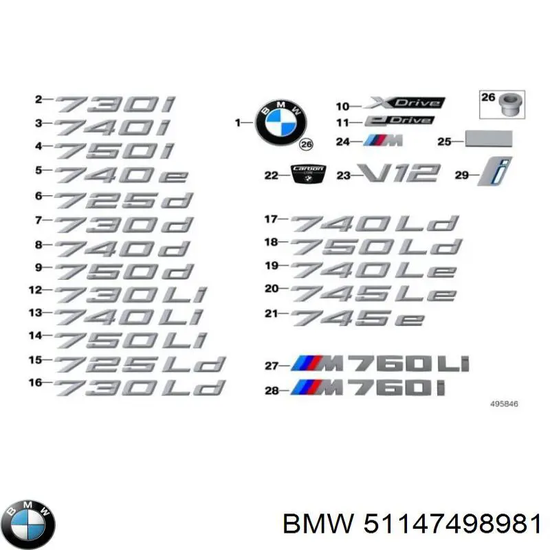  51147498981 BMW