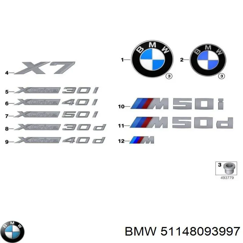 BMW 51148093997 ціна, від 98.94 USD