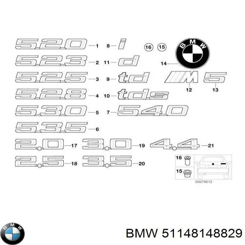 51148148829 BMW 