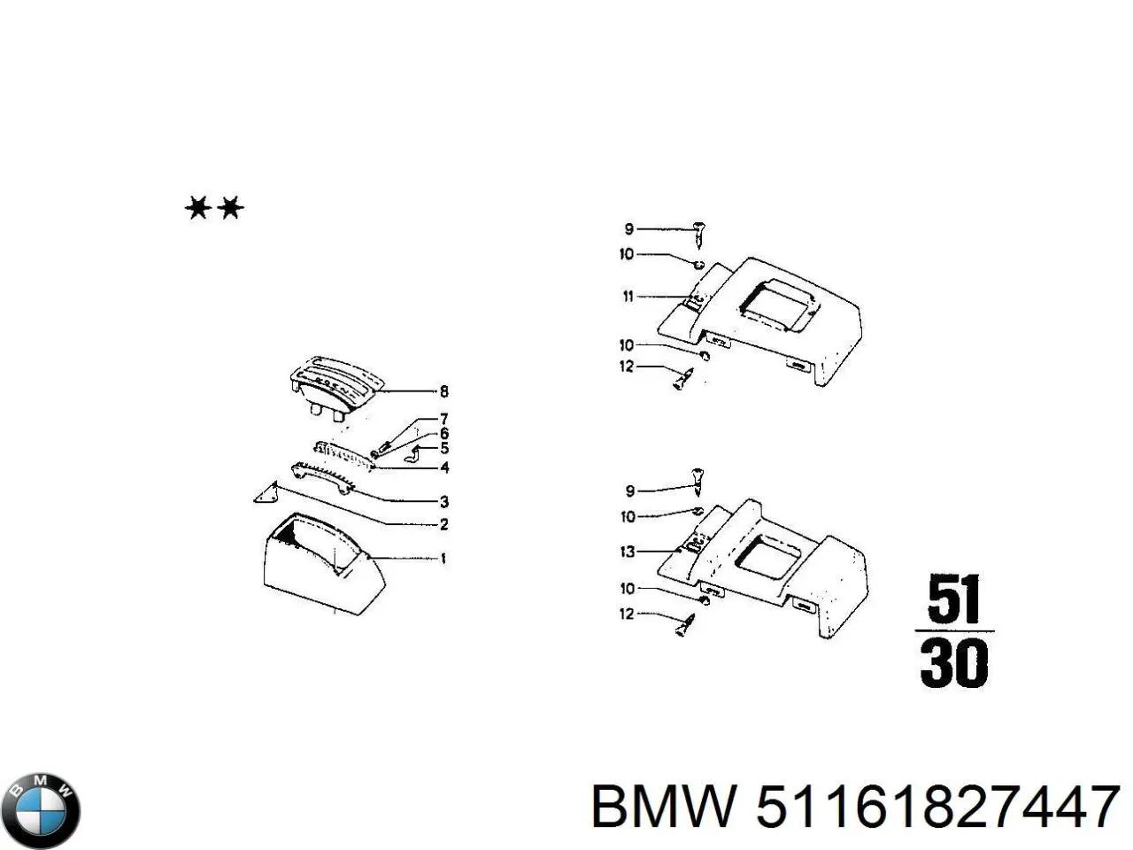 51161827447 BMW 