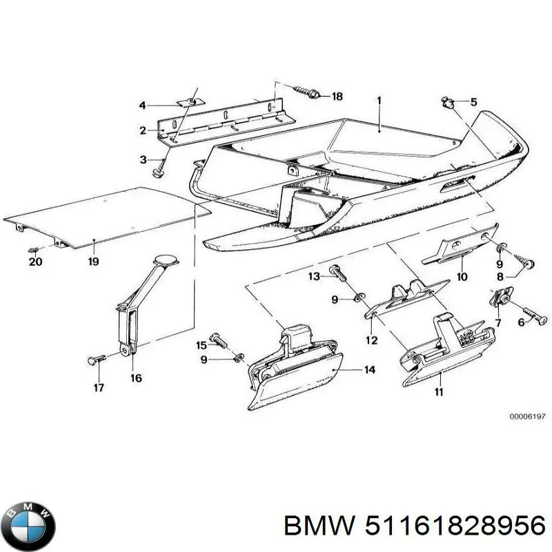 Купити 51161828956 BMW 
