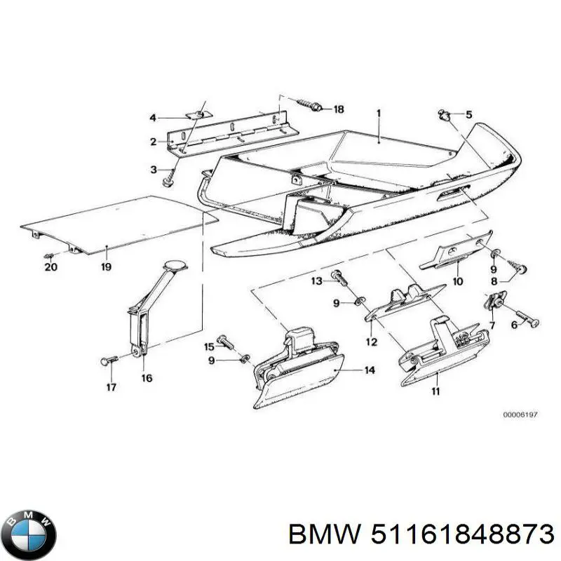  BMW 51161848873 ціна, від 73.61 USD