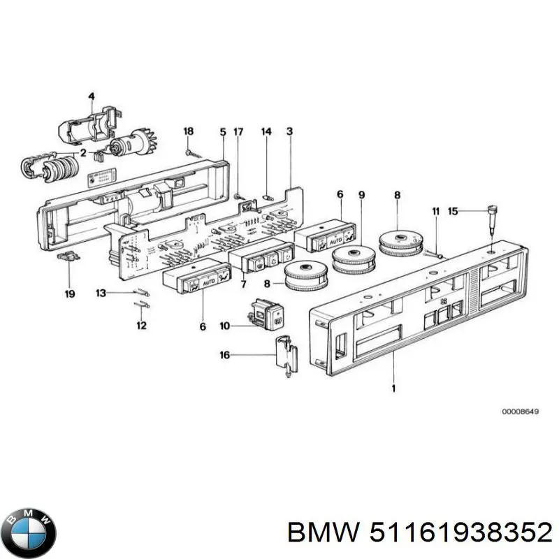  BMW 51161938352 ціна, від 8.26 USD