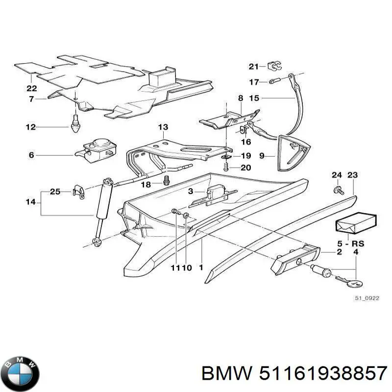  51161938857 BMW