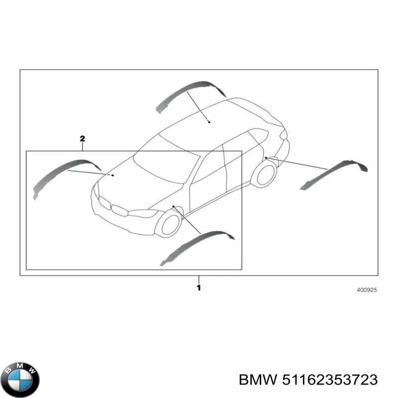 Купити 51162353723 BMW 