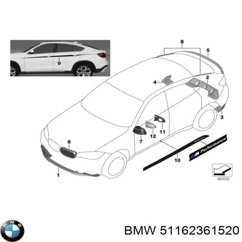 51162361520 BMW 