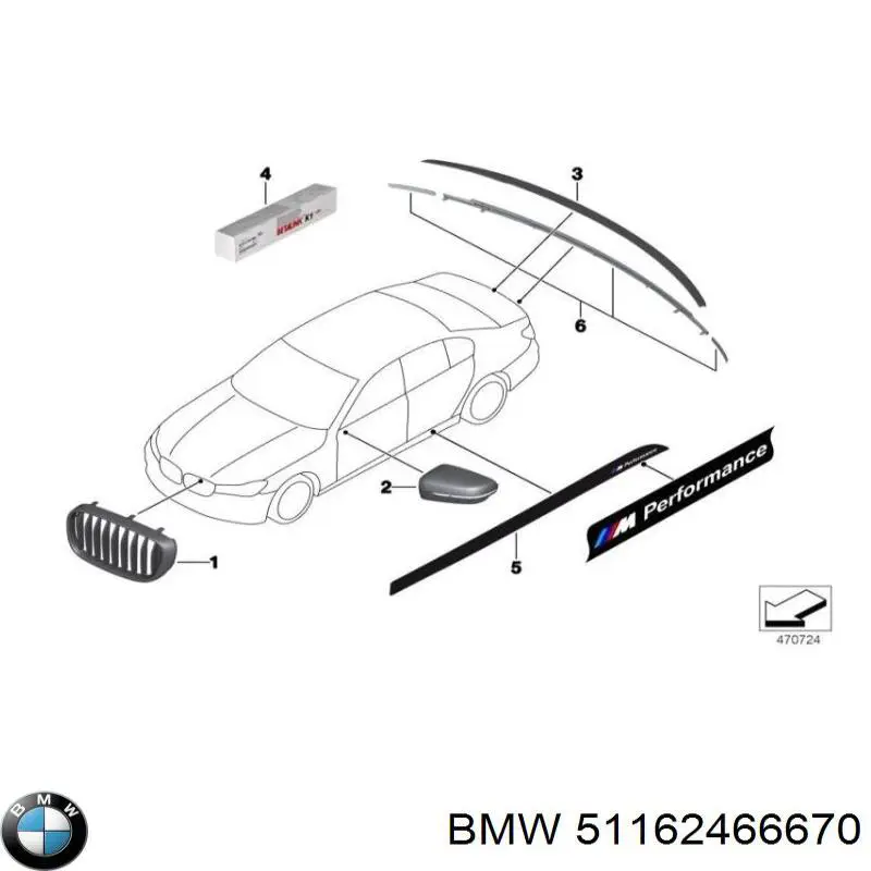  51162466670 BMW