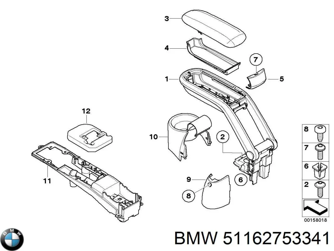  BMW 51162753341 ціна, від 16.65 USD