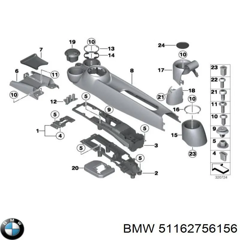  51162756156 BMW