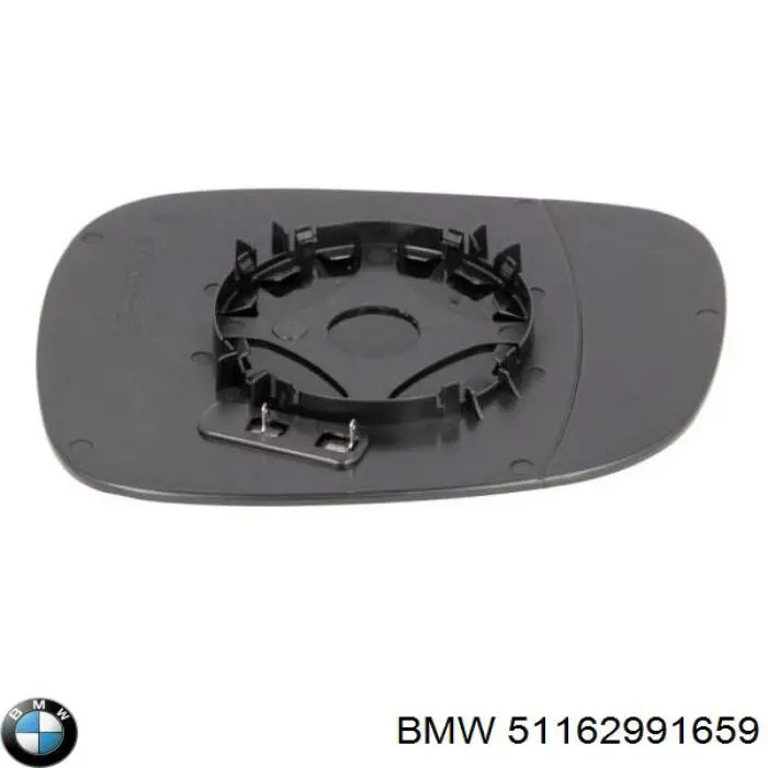 51162991659 BMW дзеркальний елемент дзеркала заднього виду, лівого