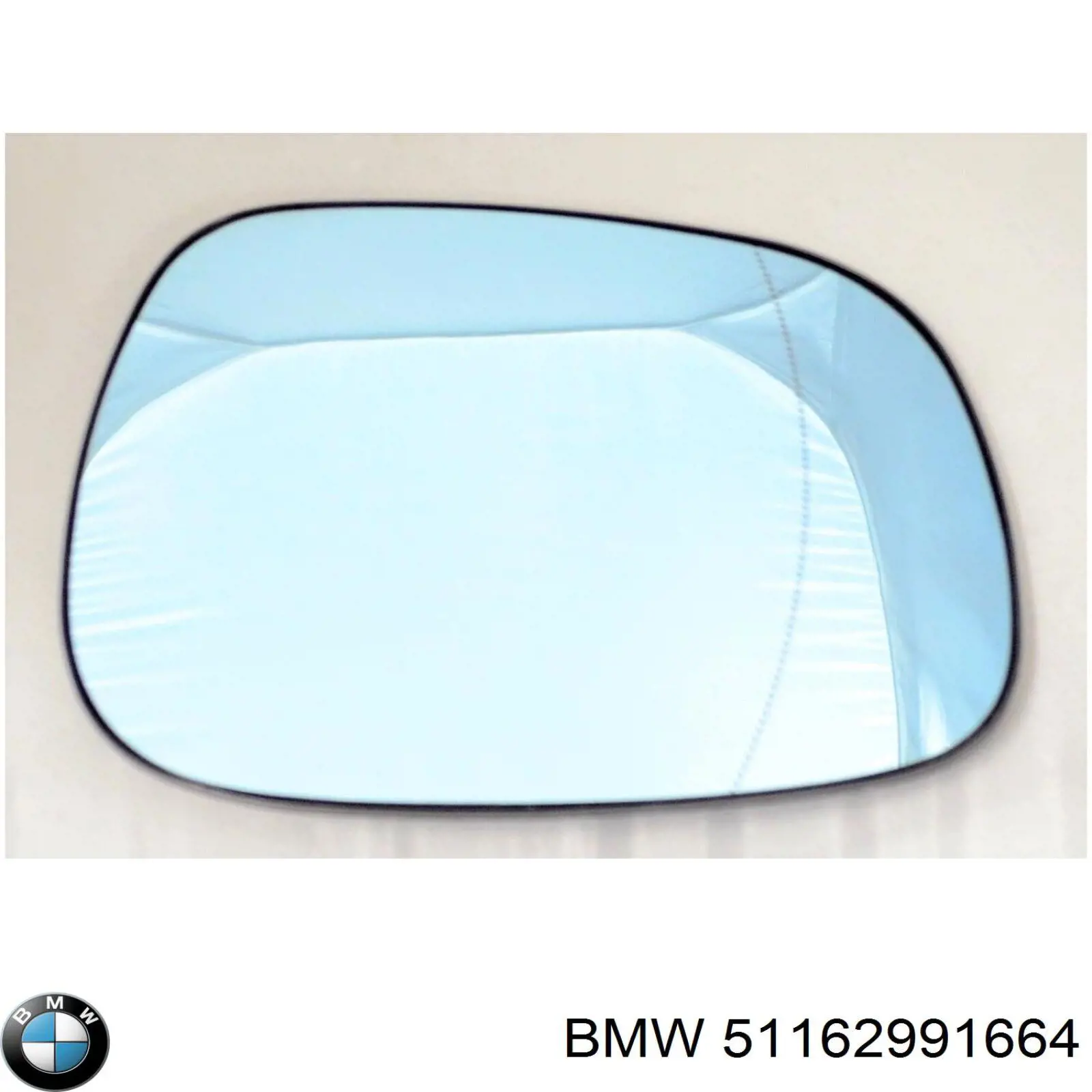 Купити 51162991664 BMW Скло дзеркала заднього виду, правого