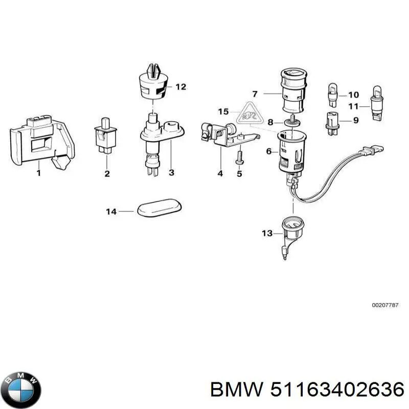  BMW 51163402636 ціна, від 92.92 USD