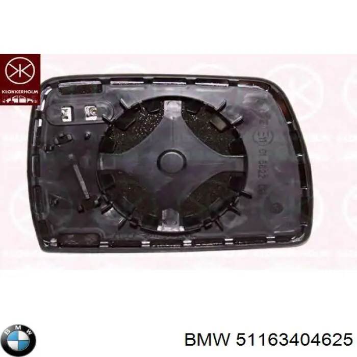 Купити 51163404625 BMW Дзеркальний елемент дзеркала заднього виду, лівого