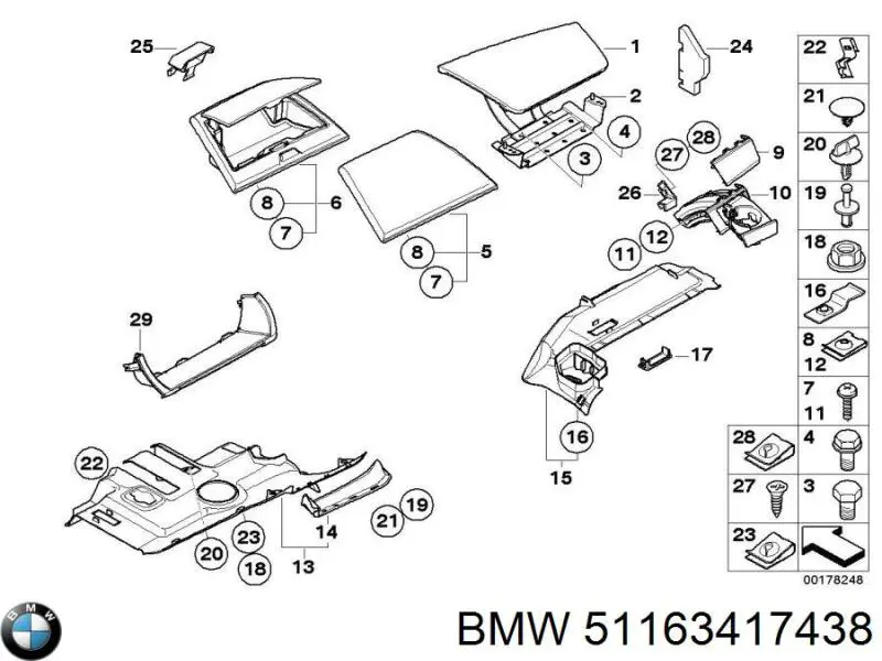  BMW 51163417438 ціна, від 76.02 USD