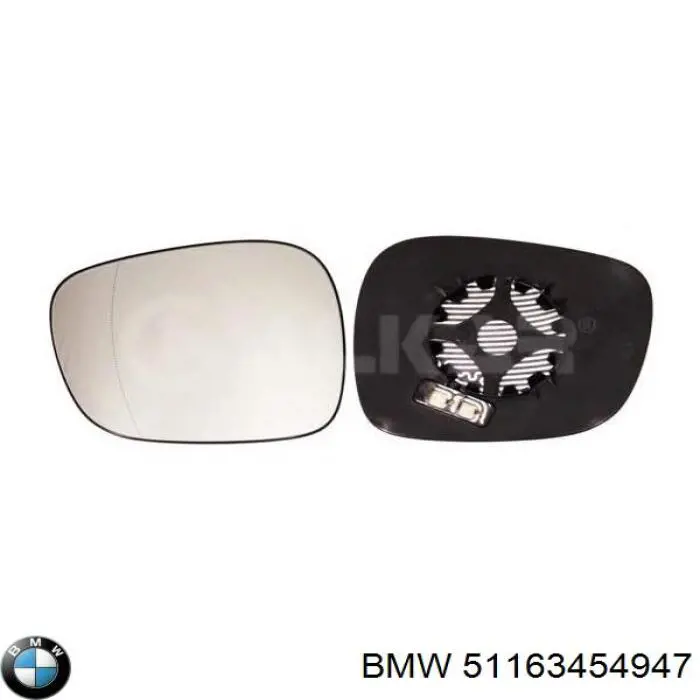 51163454947 BMW Дзеркальний елемент лівий