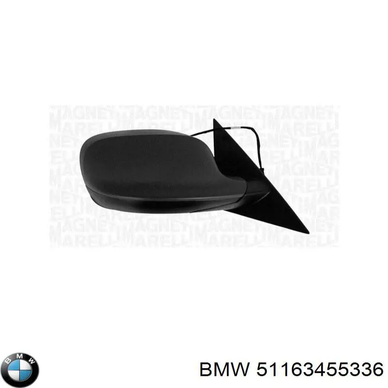 Корпус дзеркала заднього виду, правий BMW 51163455336 ціна, від 651.94 USD