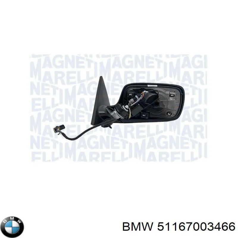 Купити 51167003466 BMW Дзеркало праве
