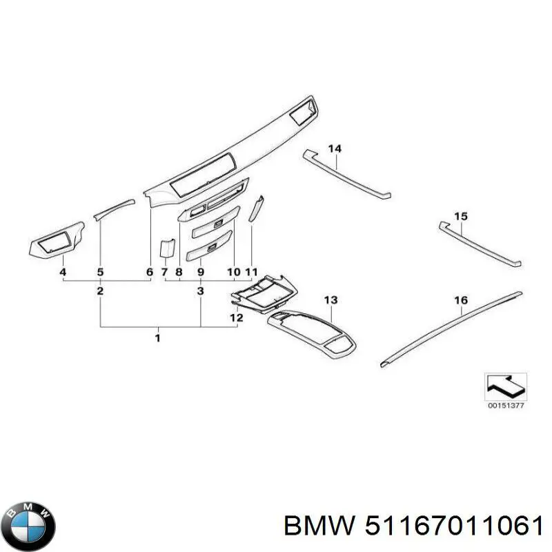  51167011061 BMW