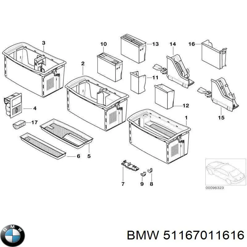 Купити 51167011616 BMW 