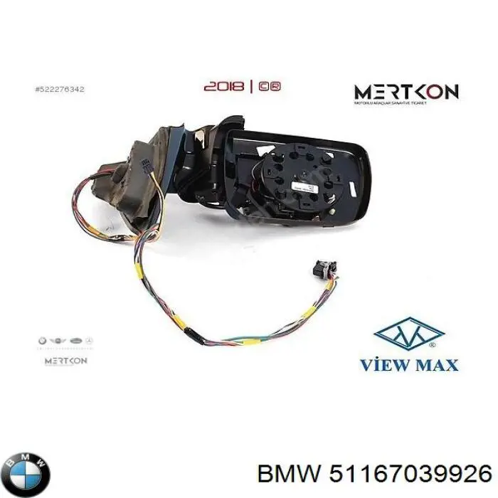 Купити 51167039926 BMW Дзеркало праве