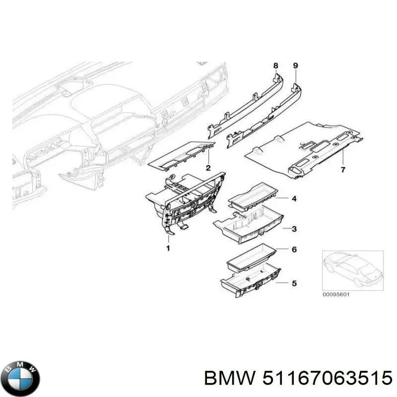  BMW 51167063515 ціна, від 19.00 USD
