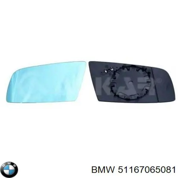 51167065081 BMW дзеркальний елемент дзеркала заднього виду, лівого