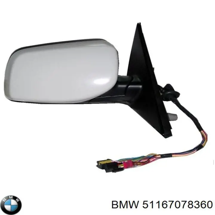 Накладка правого дзеркала заднього виду BMW 51167078360 ціна, від 23.10 USD