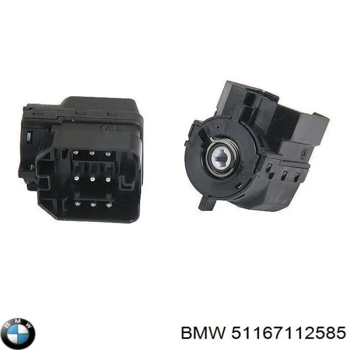Дзеркальний елемент дзеркала заднього виду, лівого 51167112585 BMW