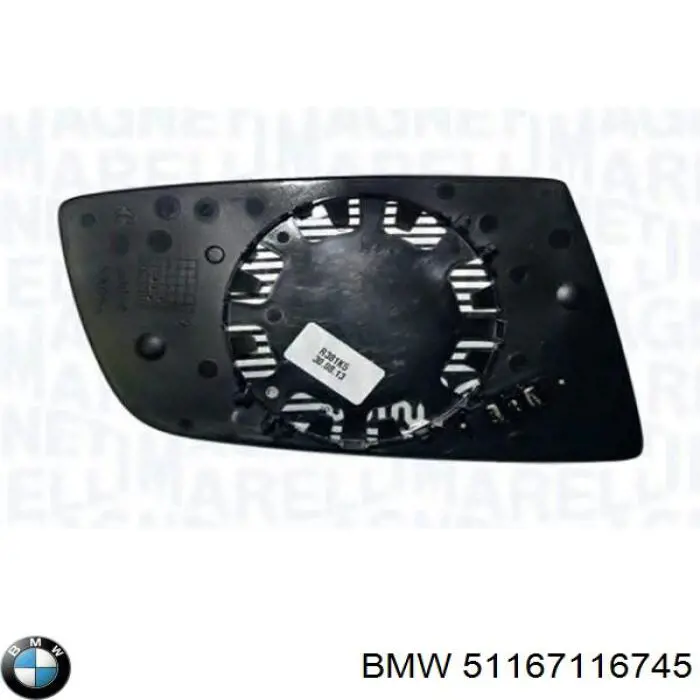 Купити 51167116745 BMW Дзеркальний елемент дзеркала заднього виду, лівого