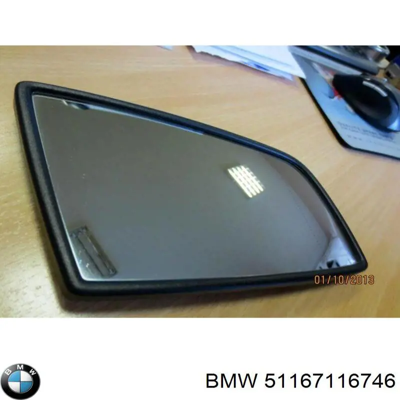 Дзеркальний елемент дзеркала заднього виду, правого 51167116746 BMW