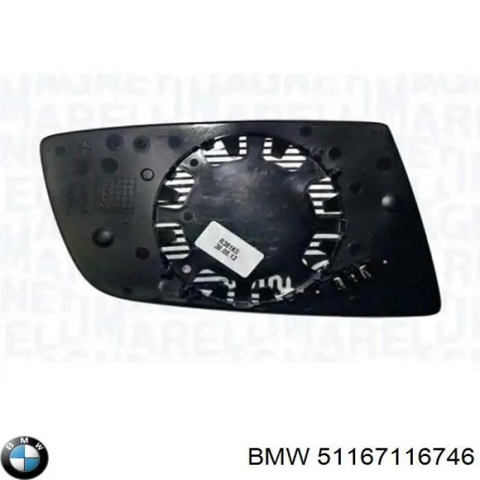 Купити 51167116746 BMW Скло дзеркала заднього виду, правого