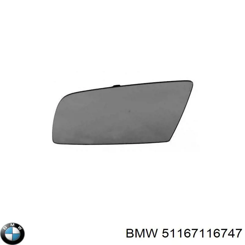 Купити 51167116747 BMW Дзеркальний елемент дзеркала заднього виду, лівого