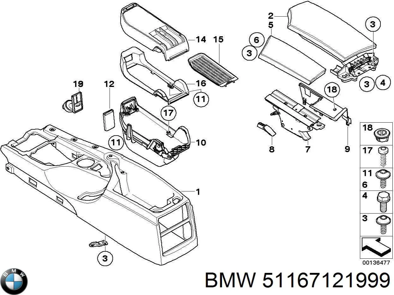 Купити 51167121999 BMW 