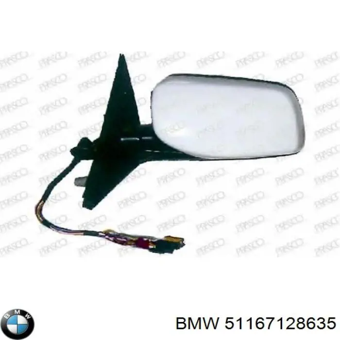 Ліве бічне дзеркало BMW 51167128635 ціна, від 213.64 USD