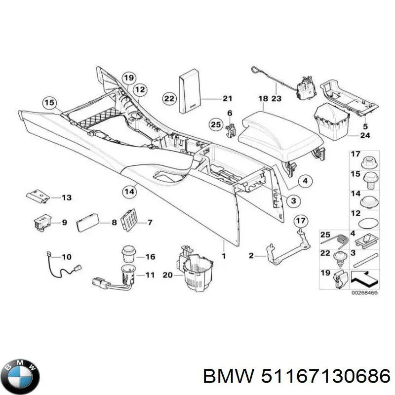 51167130686 BMW Панель борода