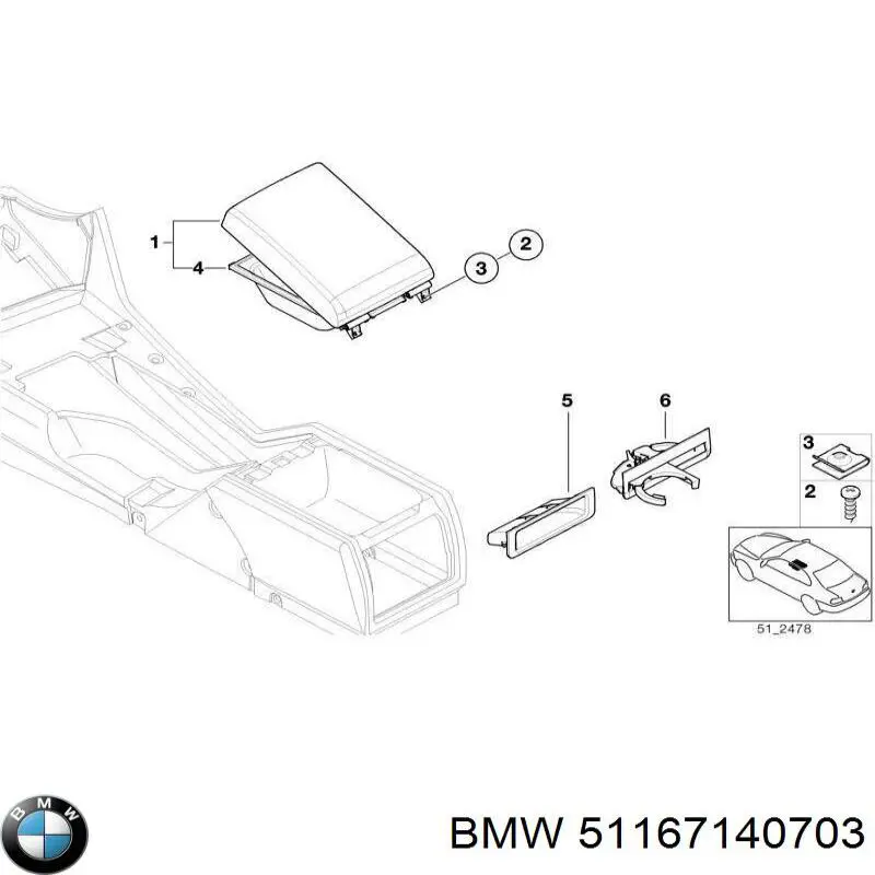  BMW 51167140703 ціна, від 31.67 USD