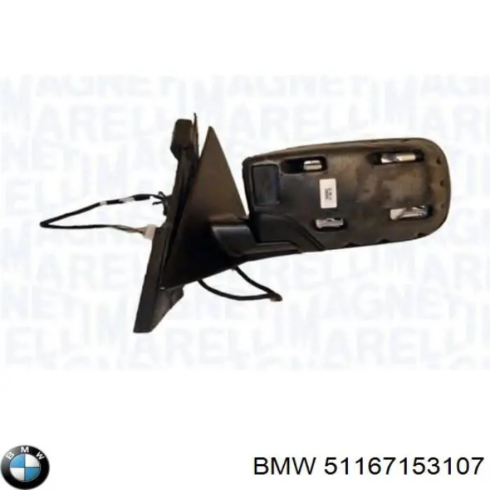 51167153107 BMW Дзеркало заднього виду, ліве
