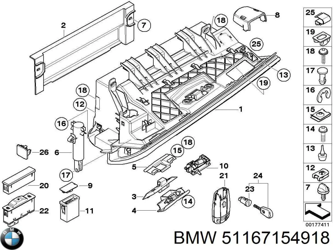  51167154918 BMW