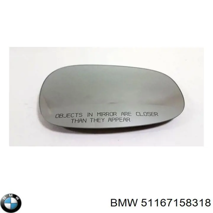 51167158318 BMW Дзеркальний елемент правий