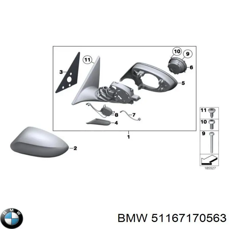  BMW 51167170563 ціна, від 8.87 USD