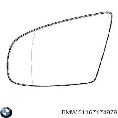 Дзеркальний елемент лівого дзеркала заднього виду BMW 51167174979 ціна, від 16.78 USD