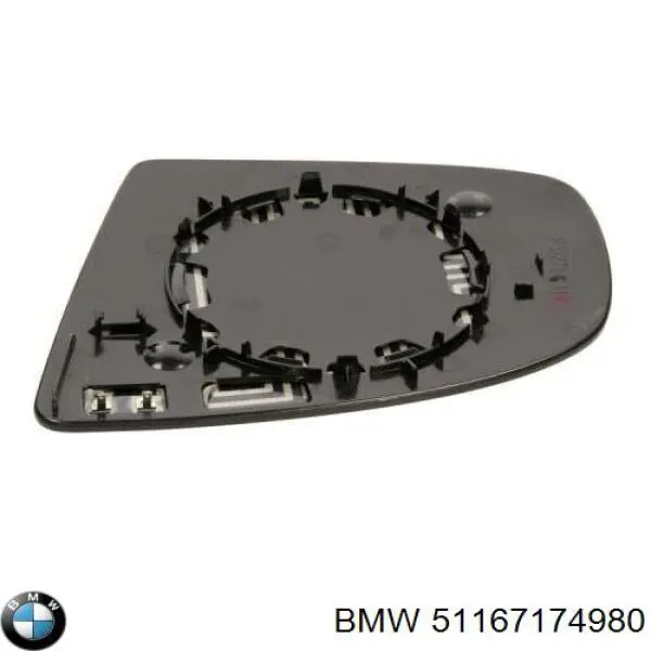 51167174980 BMW дзеркальний елемент дзеркала заднього виду, правого