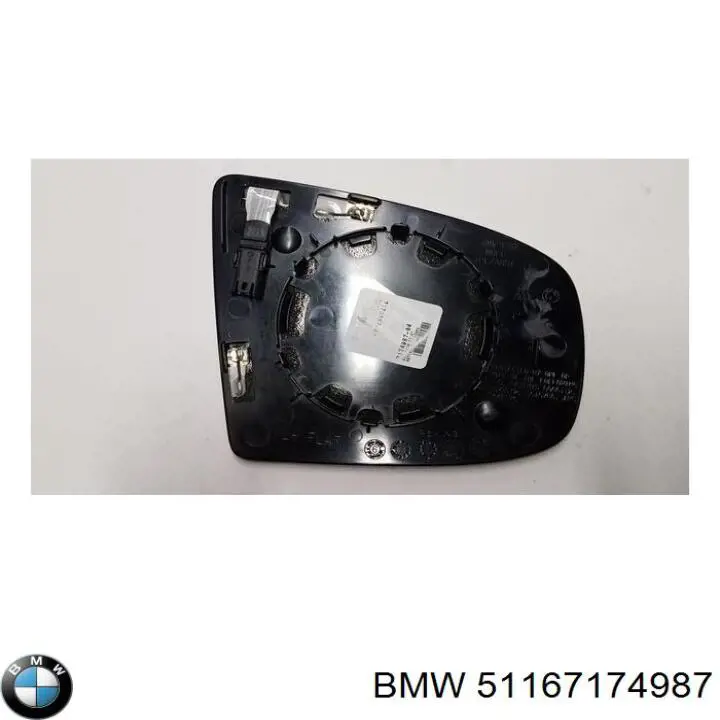 51167174987 BMW дзеркальний елемент дзеркала заднього виду, лівого